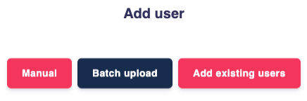Adding a user in TimeCatchApp