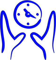 Toggle time clock widget